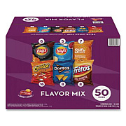 Frito-Lay Flavor Mix Variety Pack, Assorted Flavors, 1 oz Bag, 50 Bags/Carton (22002671)