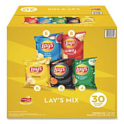 Frito-Lay Potato Chip Variety Mix, Assorted Flavors, 1.5 oz Bag, 30 Bags/Carton (22002672)