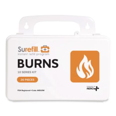 SUREFILL 10 Series Burn Kit, 26 Pieces, Plastic Case (AKB10W)