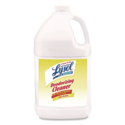 Professional LYSOL Brand Disinfectant Deodorizing Cleaner Concentrate, 1 gal Bottle, Lemon Scent (76334)
