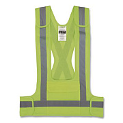ergodyne GloWear 8142BA Breakaway Type O Class 1 Hi-Vis Safety Vest, Polyester, Small/Medium, Lime (27020)