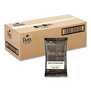 Peet's Coffee & Tea Coffee Portion Packs, House Blend, Decaf, 2.5 oz Frack Pack, 18/Box (504913)