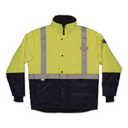 ergodyne N-Ferno 6478 Class 2 Hi-Vis Freezer Jacket, X-Small, Lime (41271)