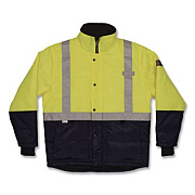 ergodyne N-Ferno 6478 Class 2 Hi-Vis Freezer Jacket, Medium, Lime (41273)