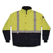 ergodyne N-Ferno 6478 Class 2 Hi-Vis Freezer Jacket, 4X-Large, Lime (41278)