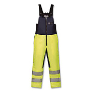 ergodyne N-Ferno 6479 Hi-Vis Freezer Bib Overalls, Small, Lime (41282)