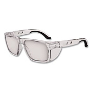 ergodyne Skullerz SIXTEN Anti-Scratch Enhanced Anti-Fog Safety Glasses with Side Shields, Clear Full Frame, Clear Dual Lens (58210)
