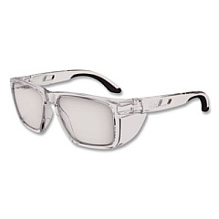 ergodyne Skullerz SIXTEN Anti-Scratch Enhanced Anti-Fog Safety Glasses with Side Shields, Clear Full Frame, Clear Dual Lens (58210)