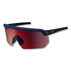ergodyne Skullerz AEGIR Color Enhancing Safety Glasses, Matte Blue Half Frame, Mirrored High Contrast Red Single Lens (55210)