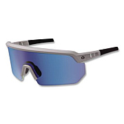 ergodyne Skullerz AEGIR Color Enhancing Safety Glasses, Matte Gray Half Frame, Mirrored High Contrast Ice Blue Single Lens (55211)