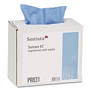 HOSPECO Sontara EC Wipers, 16.5 x 9, Blue, Interfold Dispenser Box, 100 Wipers/Box, 8 Boxes/Carton (PR831)