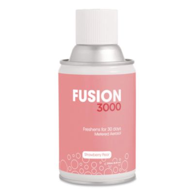 Fresh Products Fusion Metered Aerosols, Strawberry Pear, 8.45 oz, 12/Carton (MA12STR)