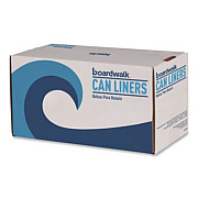 Boardwalk Drawstring Kitchen Bags/Liners, Drawstring, 13 gal, 24" x 28", White, 50 Bags/Roll, 2 Rolls/Carton (1DK100)