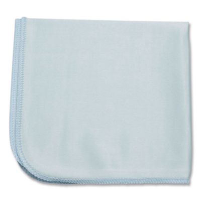 Rubbermaid Commercial Executive Series Hygen Cleaning Cloths, Glass Microfiber, 16 x 16, Blue, 12/Carton (Q630)