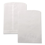 Ross & Wallace Paper Products Grocery Bag, 30# Size, 30# Basis Weight, 7.5" x 10.5", White, 500/Box (GW1500)