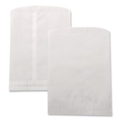 Ross & Wallace Paper Products Grocery Bag, 30# Size, 30# Basis Weight, 7.5" x 10.5", White, 500/Box (GW1500)