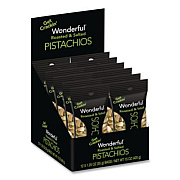 Paramount Farms Wonderful Pistachios In Shell Roasted and Salted, 1.5 oz Bag, 12 Bags/Box (70217)