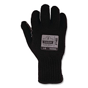 ergodyne ProFlex 7402 Thermal Knit Cooler Gloves, 10.5" Long, Medium (8), Black, Pair (10613)
