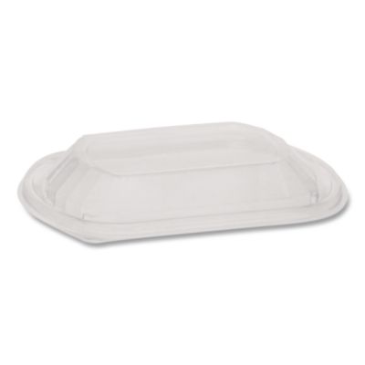 Pactiv Evergreen ClearView MealMaster Lid with Fog Gard Coating, 8.13 x 6.5 x 1, Clear, 252/Carton (YCN8462H00D0)