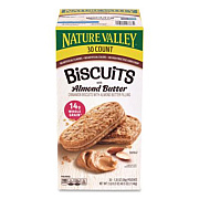 Nature Valley Biscuits, Cinnamon with Almond Butter, 1.35 oz Pouch, 30/Carton (22001046)