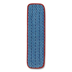 Rubbermaid Commercial Microfiber Wet Mopping Pad, 18.5" x 5.5" x 0.5", Red (Q410RED)