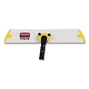 Rubbermaid Commercial HYGEN HYGEN Quick Connect S-S Frame, Wet/Dry Mop 17.19w x 3d, Aluminum, Yellow (Q560)