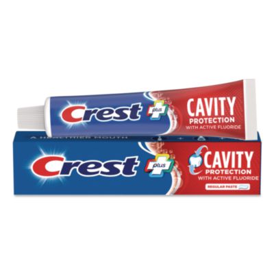 Crest Cavity Protection Toothpaste, Regular, 4.2 oz, Tube, 24/Carton (51311)