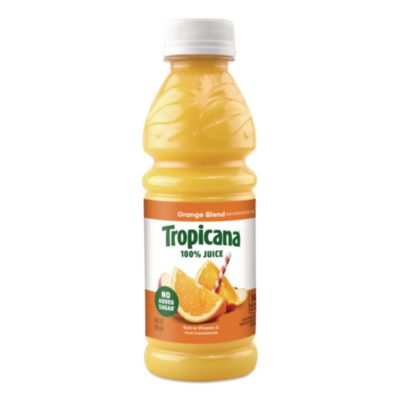 Tropicana Orange Juice Blend, 10 oz Bottle, 24/Carton (20686)