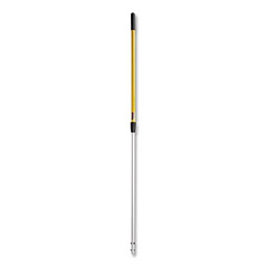 Rubbermaid Commercial HYGEN HYGEN Quick-Connect Extension Handle, 48" to 72", Yellow/Black (Q755)