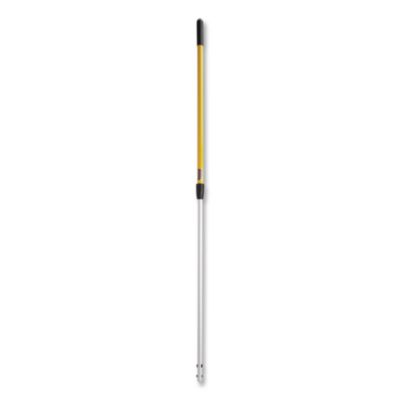 Rubbermaid Commercial HYGEN HYGEN Quick-Connect Extension Handle, 48" to 72", Yellow/Black (Q755)