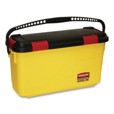 Rubbermaid Commercial HYGEN HYGEN Charging Bucket, 6.8 gal, Yellow (Q95088YW)