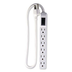 GoGreen Power 6 Outlet Mini Surge Protector, 2 ft Cord, 160 J, Black (GG16103MINBK)