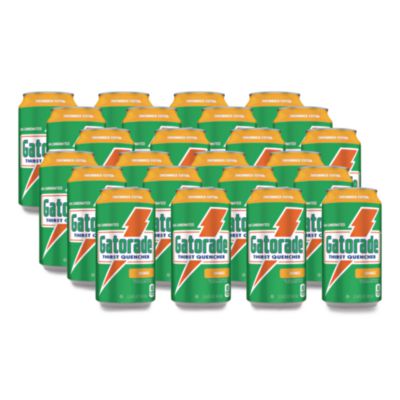 Gatorade Thirst Quencher Can, Orange, 11.6oz Can, 24/Carton (00902)