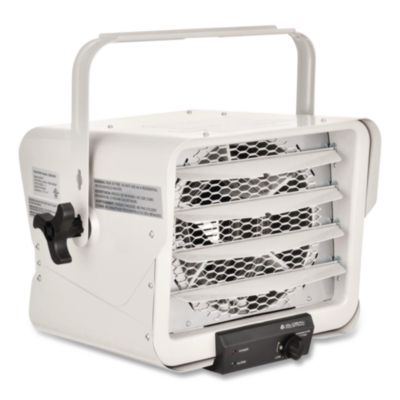 Global Industrial Unit Heater, Horizontal Downflow, Multi-Watt, 5,000 W, 18.31 x 14.75 x 17.5, Gray (653577)