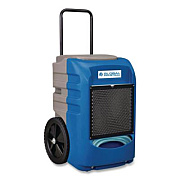 Global Industrial Low Grain Refrigerant Dehumidifier with Pump, 75 pt Tank Capacity, 18 x 20 x 20, Blue (653660)