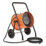 Global Industrial Portable Salamander Heater with Adjustable Thermostat, 480 V, 15,000 W, 21.59 x 28 x 38.5, Orange (653672)