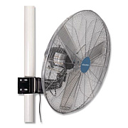 Global Industrial Deluxe Oscillating Fan, Pole or Column Mount, 30", 7,300 CFM, 1/2 hp (293158)