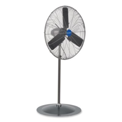 Global Industrial Oscillating Pedestal Fan, 30", 3 Speeds, Gray (585280)