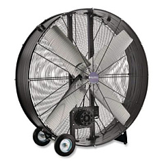 Global Industrial 48" Portable Drum Blower Fan, 2 Speeds, Black (600555)