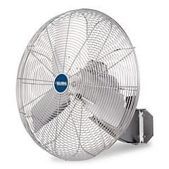 Global Industrial Washdown Wall Mount Fan, 24", 1 Speed, Silver (293018)
