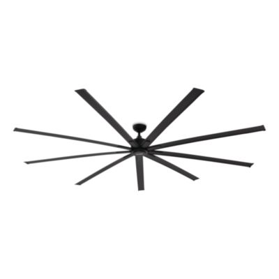 Global Industrial Industrial Ceiling Fan, 96", 6 Speeds, 10,500 CFM, Black (293048)
