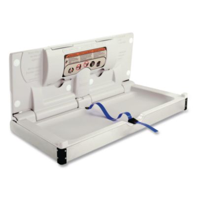 Global Industrial Stainless Steel Baby Changing Station, 34.6 x 17.37, Silver (641448)