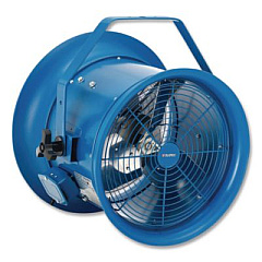 Global Industrial High Velocity Drum Fan with Yoke Mount, 14", 1 Speed, Blue (293092)