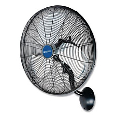 Global Industrial Industrial Wall Mounted Oscillating Fan, 18", 3 Speeds, Black (293129)