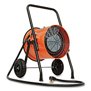 Global Industrial Portable Salamander Heater with Adjustable Thermostat, 10,000 W, 21.59 x 28 x 38.5, Orange (653558)