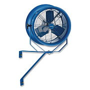 Global Industrial High Velocity Fan, Wall and Column Mount, 18", 1 Speed, Blue (293147)