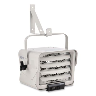 Global Industrial Unit Heater Horizontal Downflow with Remote, 7,500 W, 14.68 x 15 x 12.5, White (246726)