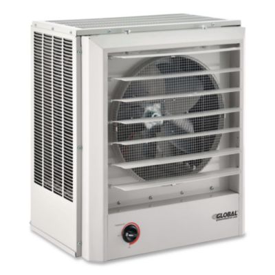 Global Industrial Unit Heater, Horizontal or Vertical Downflow, 20,000 W, 19 x 13.75 x 21.44, White (246727)