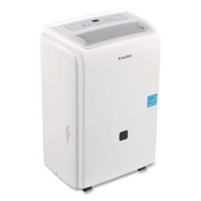 Global Industrial Portable Dehumidifier with Pump and Wi-Fi, 9.62 x 11.62 x 19.87, White (246733)