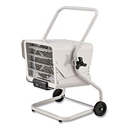 Global Industrial Portable Heater with Built-In Thermostat, 5,000 W, 14.12 x 17.5 x 19.62, White (246737)